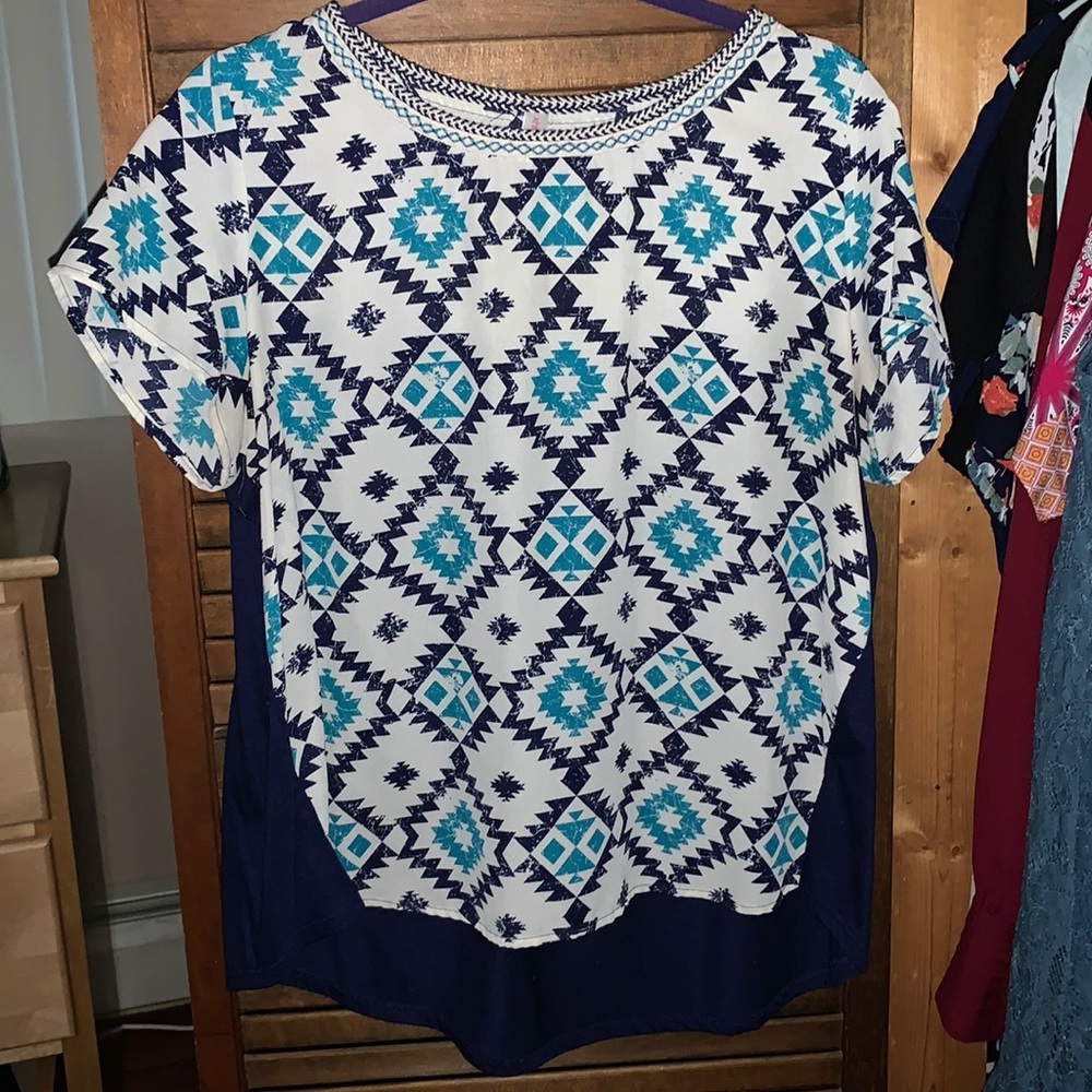 Tribal design blouse
